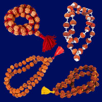 Nepali Rudraksha Malas, Bracelets & Kanthas